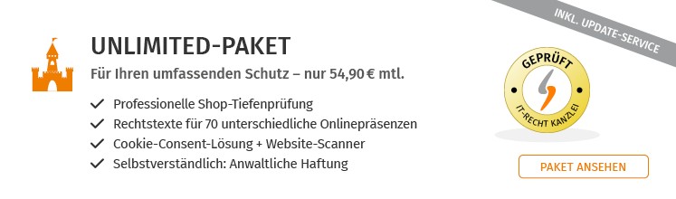 Banner f&uuml;r Unlimited-Paket
