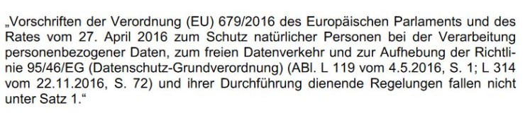 Gesetzesvorschlag zur Erg&auml;nzung von &sect; 3a UWG