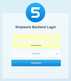 Login in den Shopware H&auml;ndleraccount